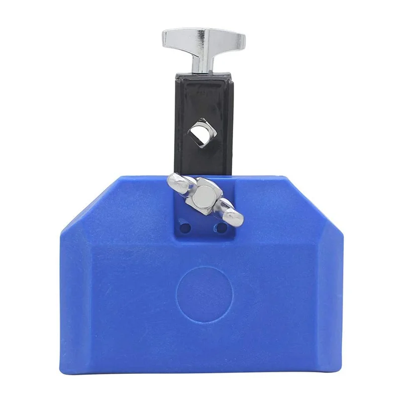 5 Inch Jam Block,Plastic Musical Percussion Block Compatible with Latin Drum Instrument (Blue)