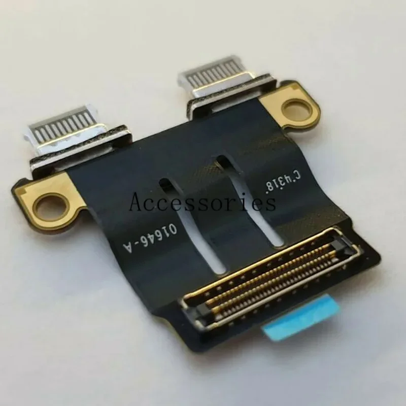 FORFOR MacBook Pro 2017 2018 USB-C Connector Port Jack Cable 01646-A 820-01161-A A1706 A1707 A1708 A1989 A1990