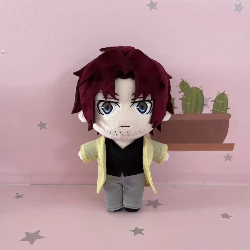 New 20cm Bungou Stray Dogs Plush Doll Anime Cosplay Edgar Allan Poe Stuffed Plushie Toys Fans Christmas Birthday Gift