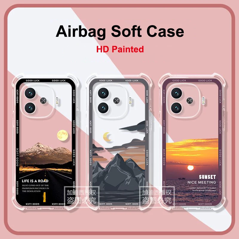 For Vivo iQOO Z9 Turbo + Phone Case iQOO Z9Turbo Plus Transparent Shell For iQOO Z9 Z9X TPU Silicone Soft Back Cover Z7 Z8 Z8X