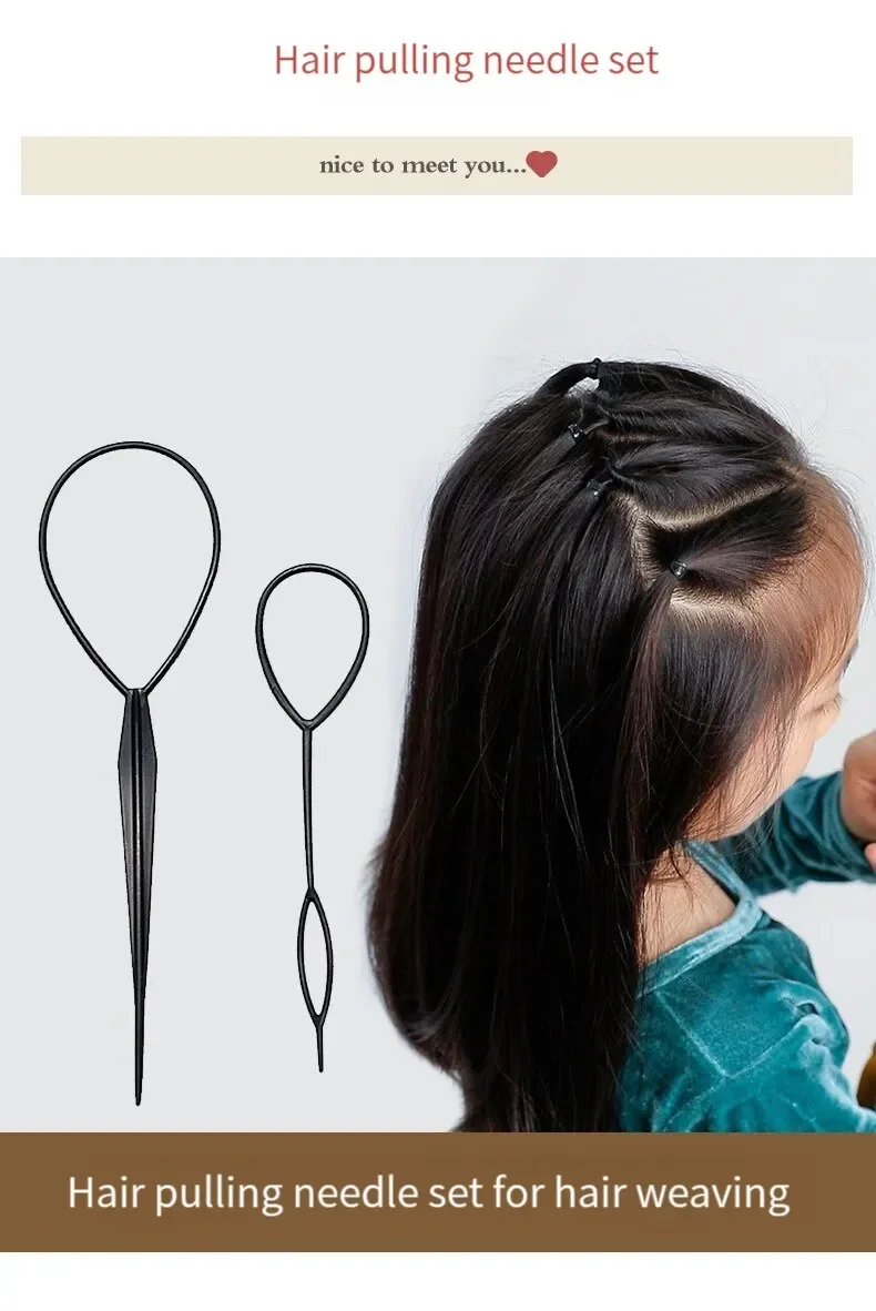 1PCS Hair Braiding Tools Saves Time and Effort on Braiding Hair Tail Tools Multifunctional Diy Hair Styling Tool for Home Use