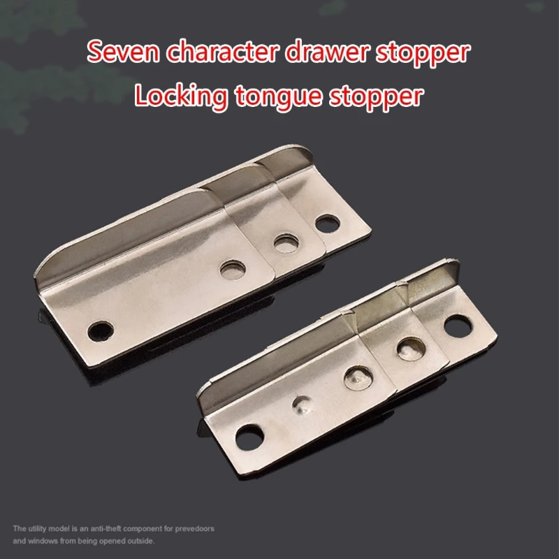 20pcs Efficacy Drawer Lock Strikes Plate Drawer Lock Strikes Plate Drosphip