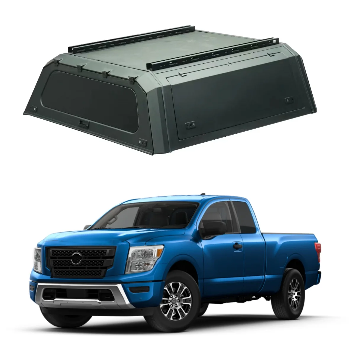 4x4 Truck Accessories Camper Customized Hard Top Canopy For Nissan Titan 5ft Bed