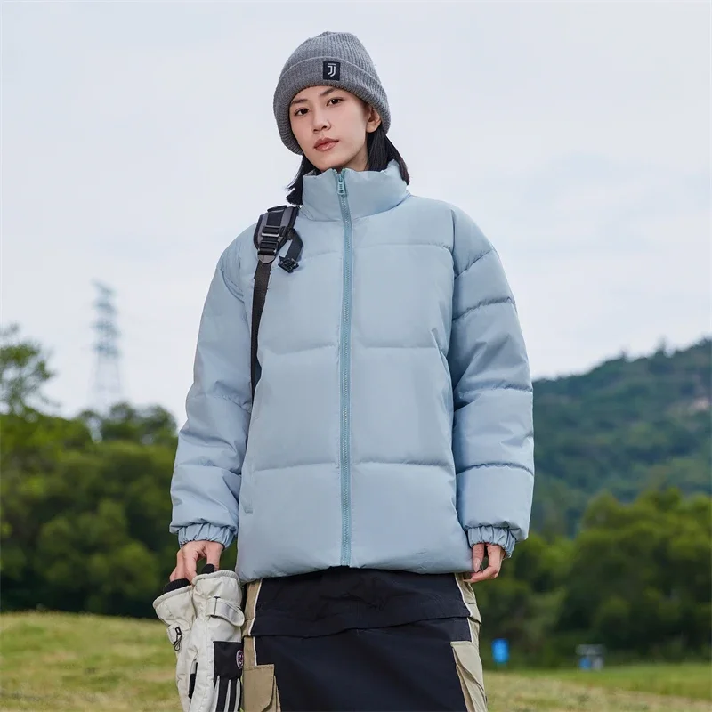 Winter Brand Short Puffer Jacket Men Solid Color Parkas Casual Warm Mens Cotton Padded Jackets Korean Fashion Parkas Male Coats