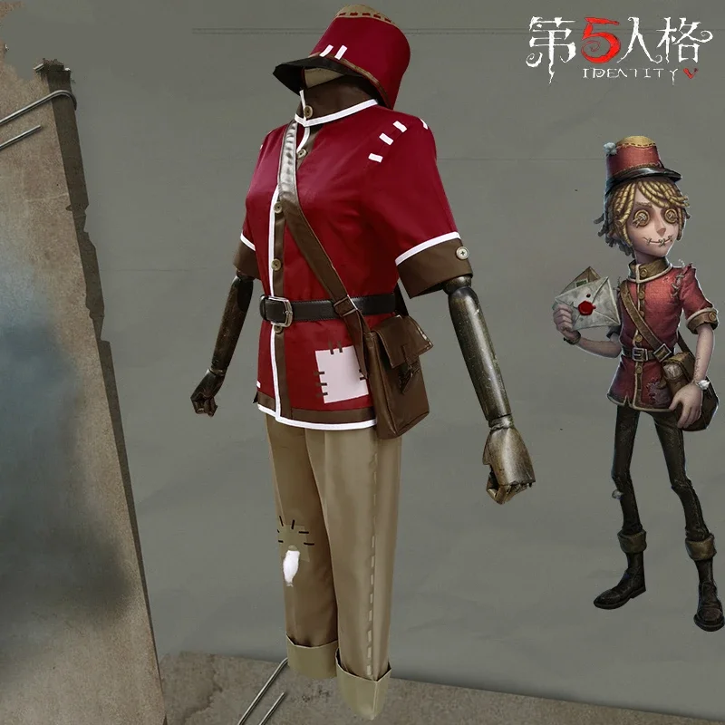 

Game Identity V Cosplay Costumes Postman Victor Grantz Cosplay Costume Survivor Original Skin Uniform Suits Clothes Red Uniform