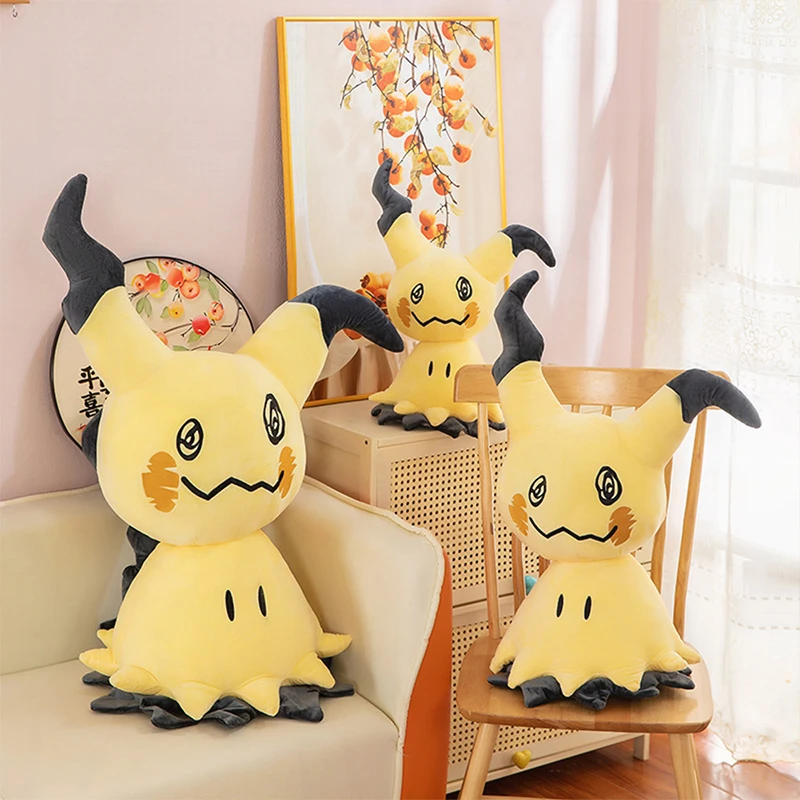 

90cm Kawaii Mimikyu Plush Toy Anime Pokemon Stuffed Doll Soft Pillow Cute Cartoon Style Dreamy Plushie Kids Birthday Xmas Gift