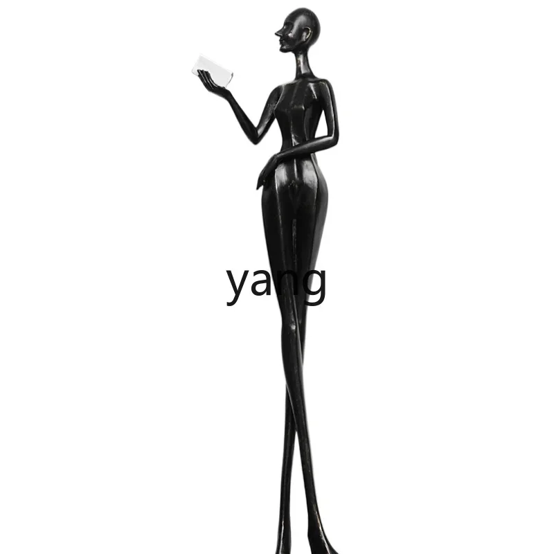 xyy modern figure art sculpture floor lamp lobby home living room decoration ornament