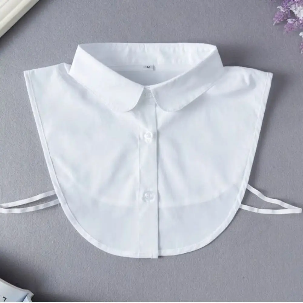 Retro Detachable Fake Collar White Black Adjustable Neckline Square Collar Korean Style False Blouse Collar Female