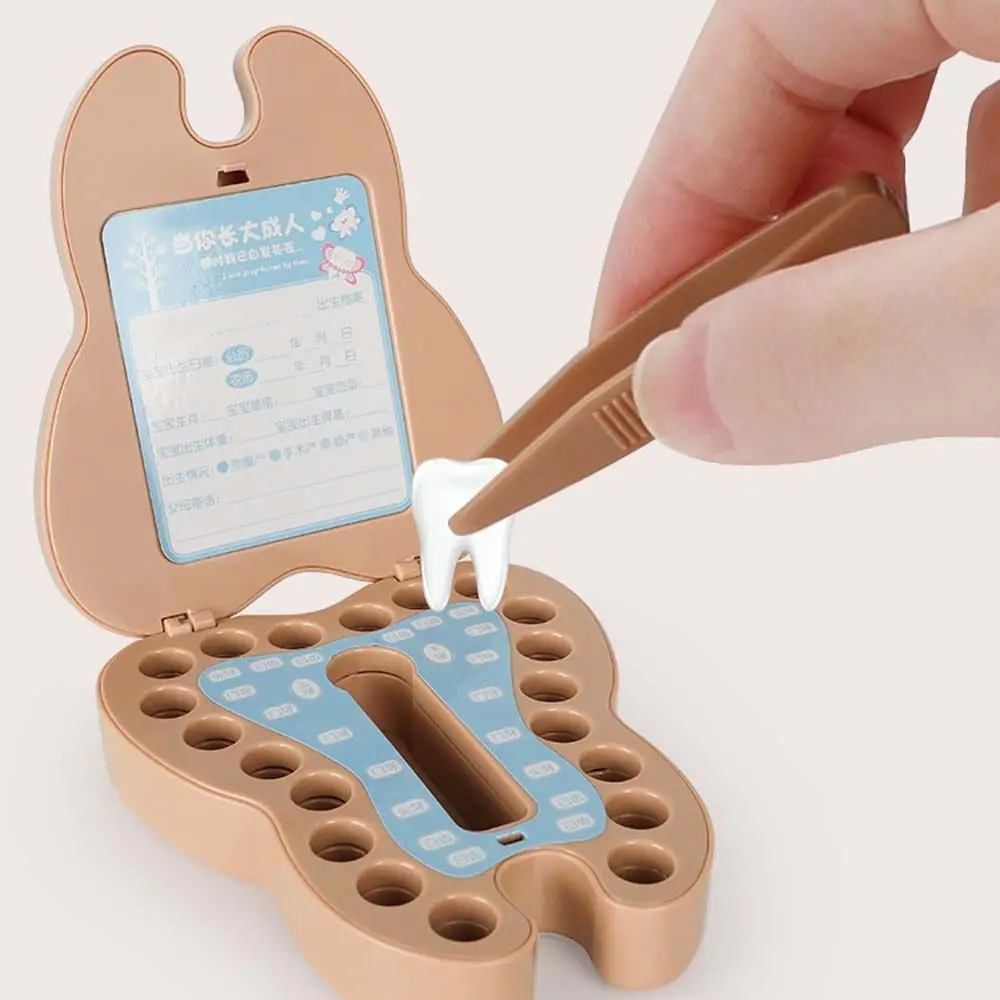 Creative Souvenirs Box Collection box Baby Teeth Save Baby Tooth Box Tooth Fairy Box Deciduous Tooth Case Milk Teeth Organizer