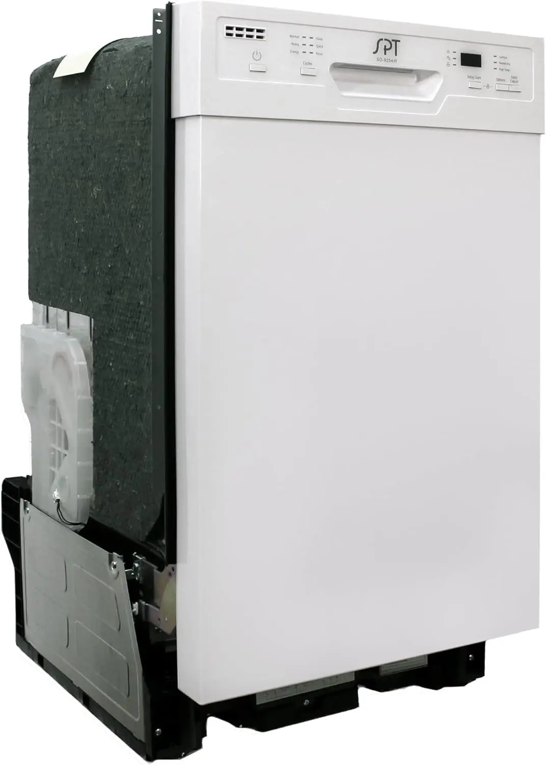 -9254W 18″ Wide Built-In Dishwasher w/Heated Drying,   , 6 Wash Programs, 8 Place Settings and  Steel Tu