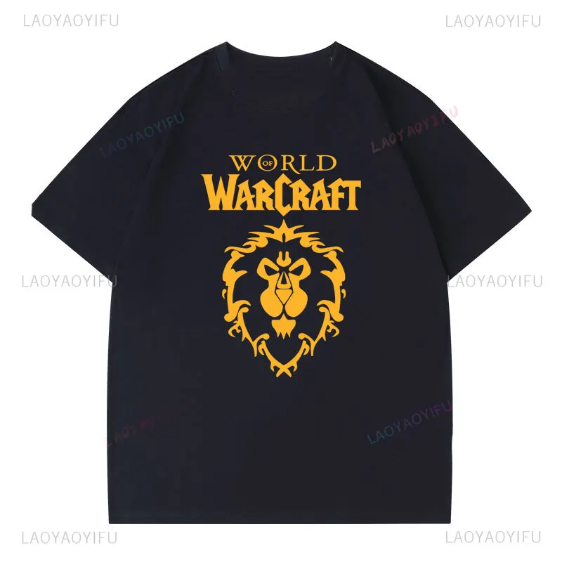 Ropa de jugador, camiseta de World of Warcraft, Top para mujer, camisas de algodón de Parque Murloc, Material de poliéster, camisa barata para hombre, ropa de calle con cuello redondo
