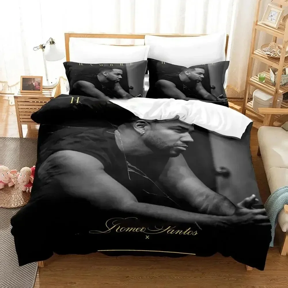 

3D Print Romeo Santos Comfortable Duvet Quilt Cover Pillowcase Bedding Set Children Bedroom Decoration Home Textile