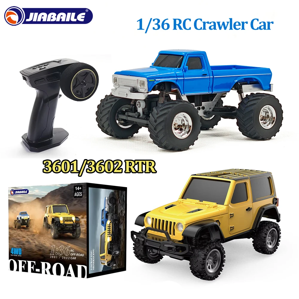 

1/36 полномасштабный радиоуправляемый альпинистский автомобиль 3601/3602 4WD мини радиоуправляемый внедорожник 2,4 ГГц RTR электрическая игрушка для мальчиков/девочек/взрослых