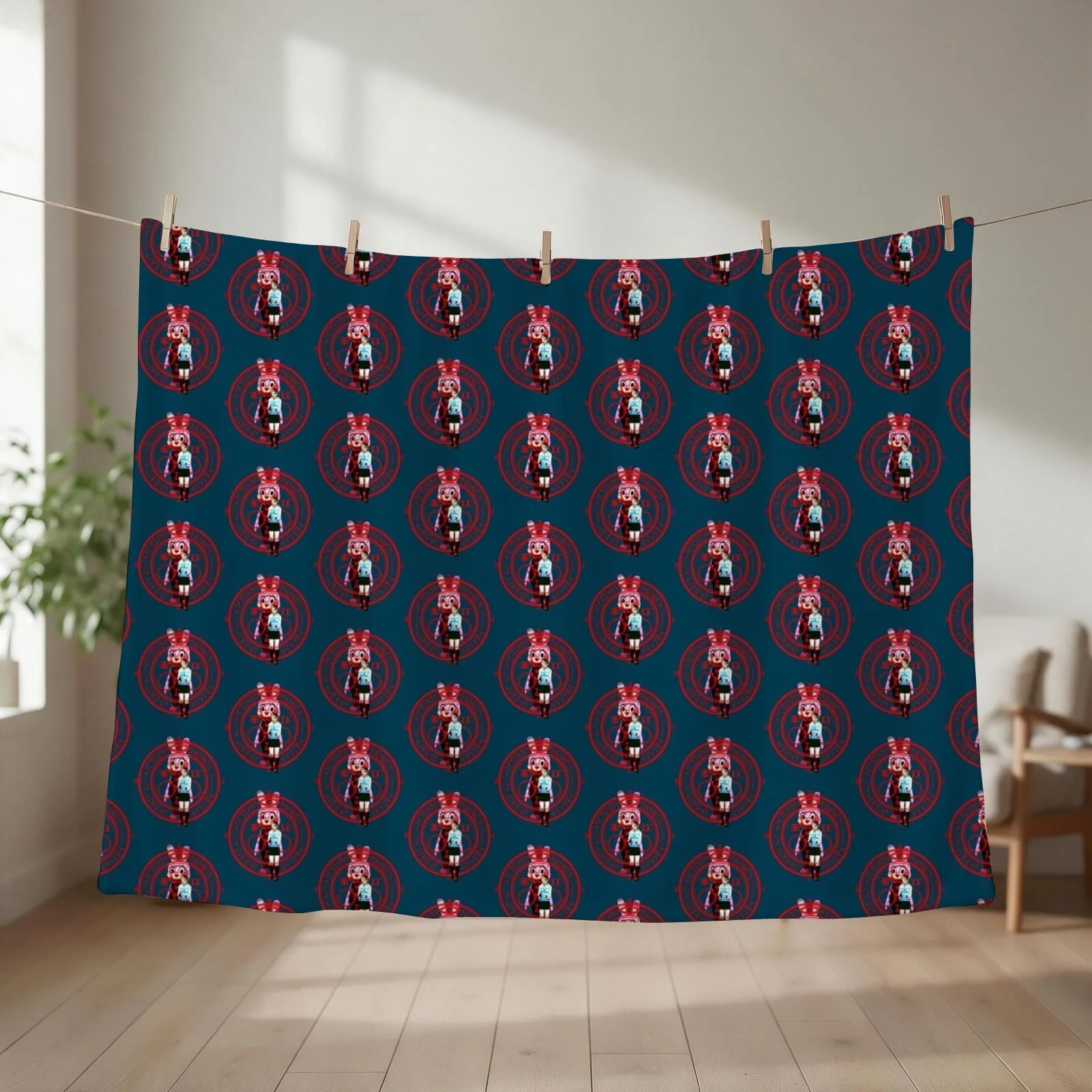 heather mason and robbie Throw Blanket Warm cosplay anime Bed covers Thermal Blankets