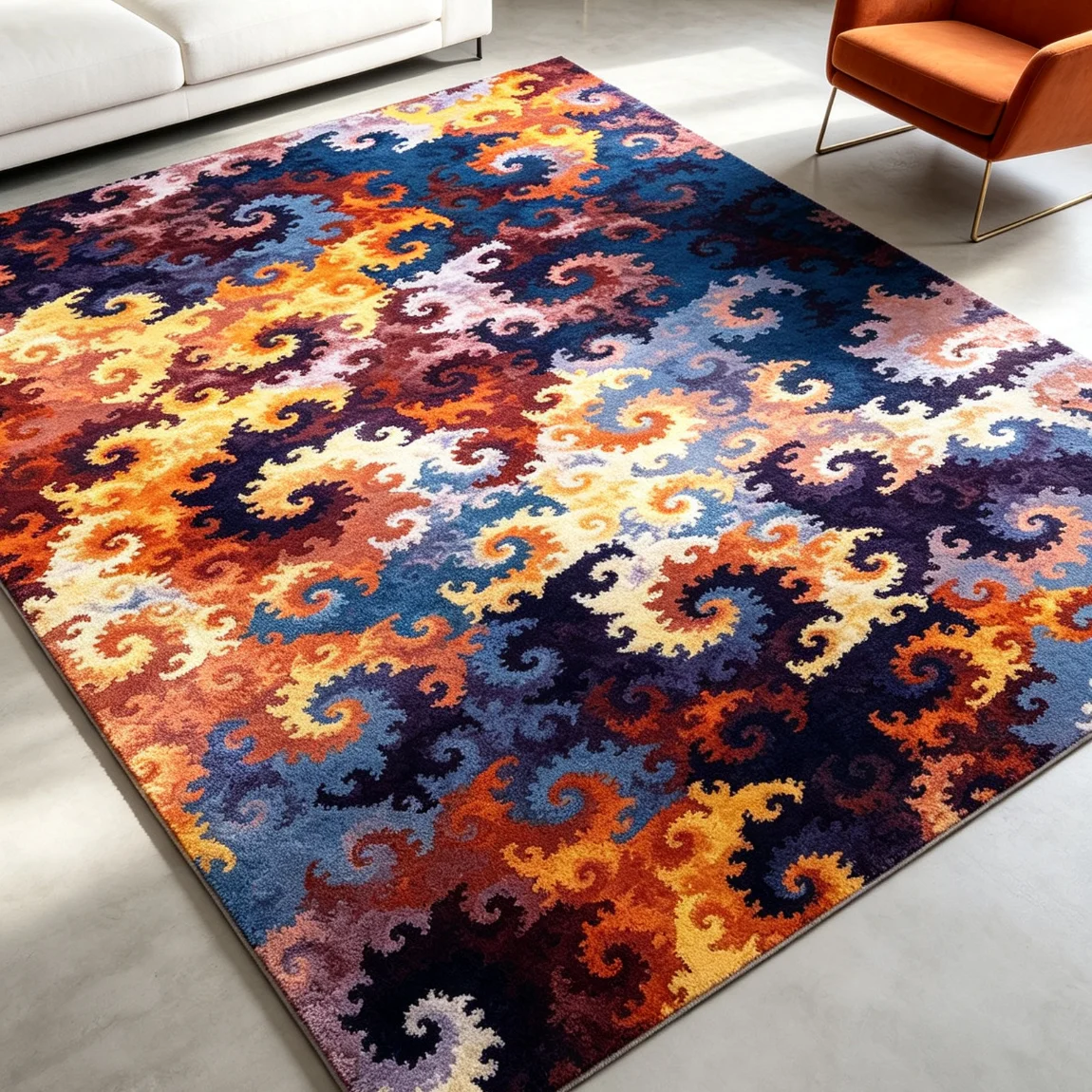 Living Room Rug Big Lily Floral Carpet Wine Red Sofa Bedroom Floor Mat Soft Luxury Velvet Aesthetic NonSlip Area Rug