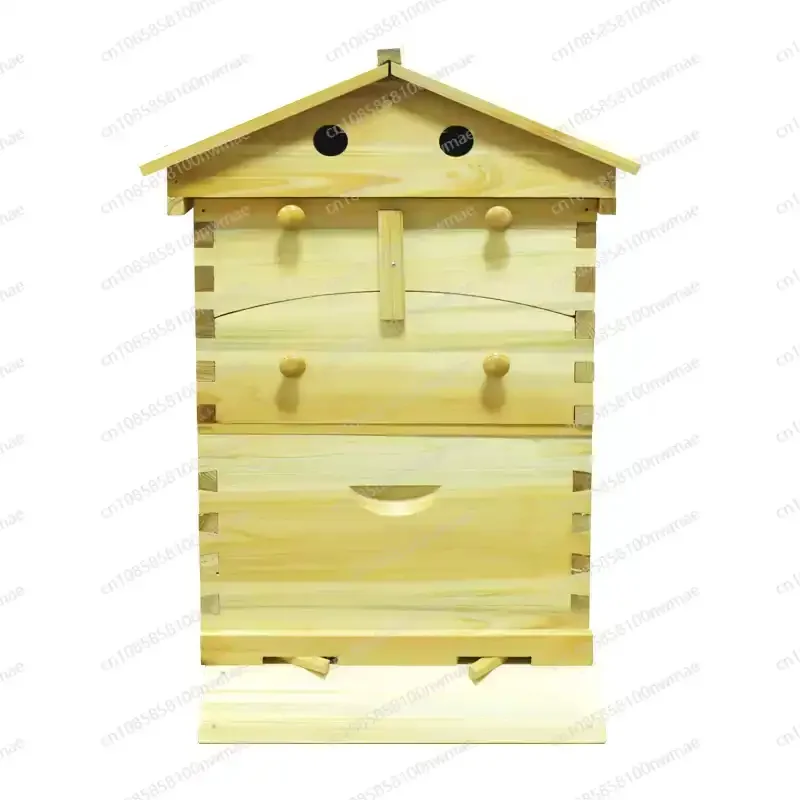 Beehive, can be used with self-flowing honey device, made of fir, self-flowing honey device is available in our store.