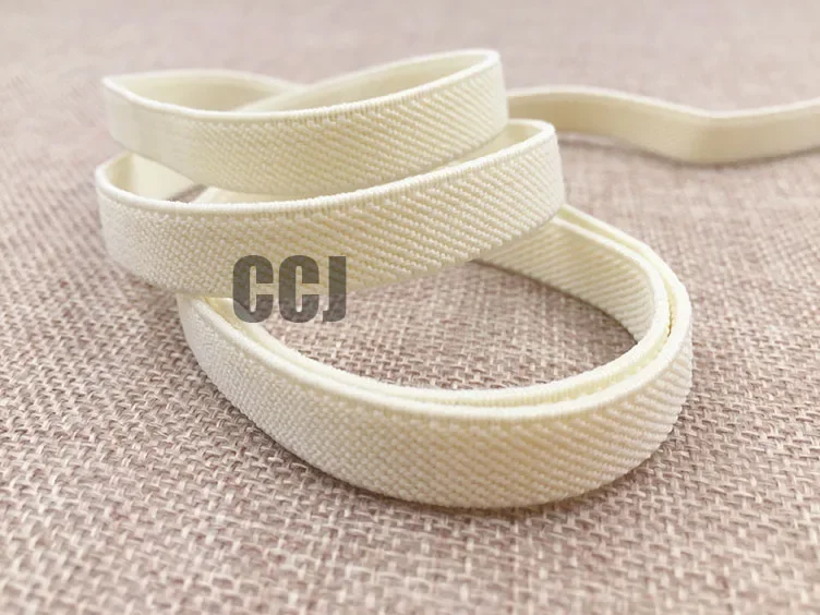 1cm wide rubber band high quality color notebook loose Band Tight Double-sided Soft and Thick Twill Baby Elastic