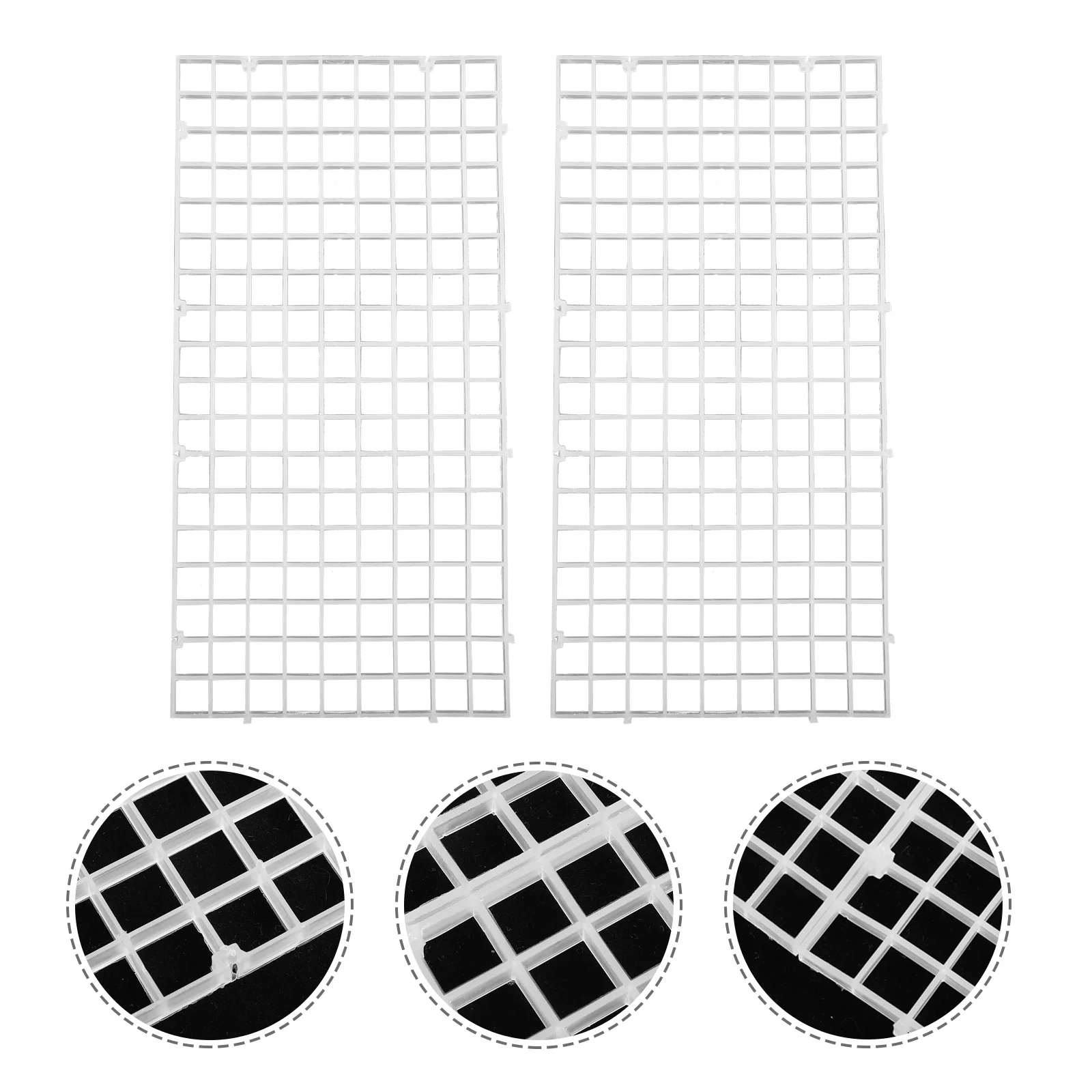 

10Pcs Fish Tank Isolation Grid Divider Plastic Panel Aquarium Breeding Separator Tray Bottom Filter Supplies Fish Tank Filter