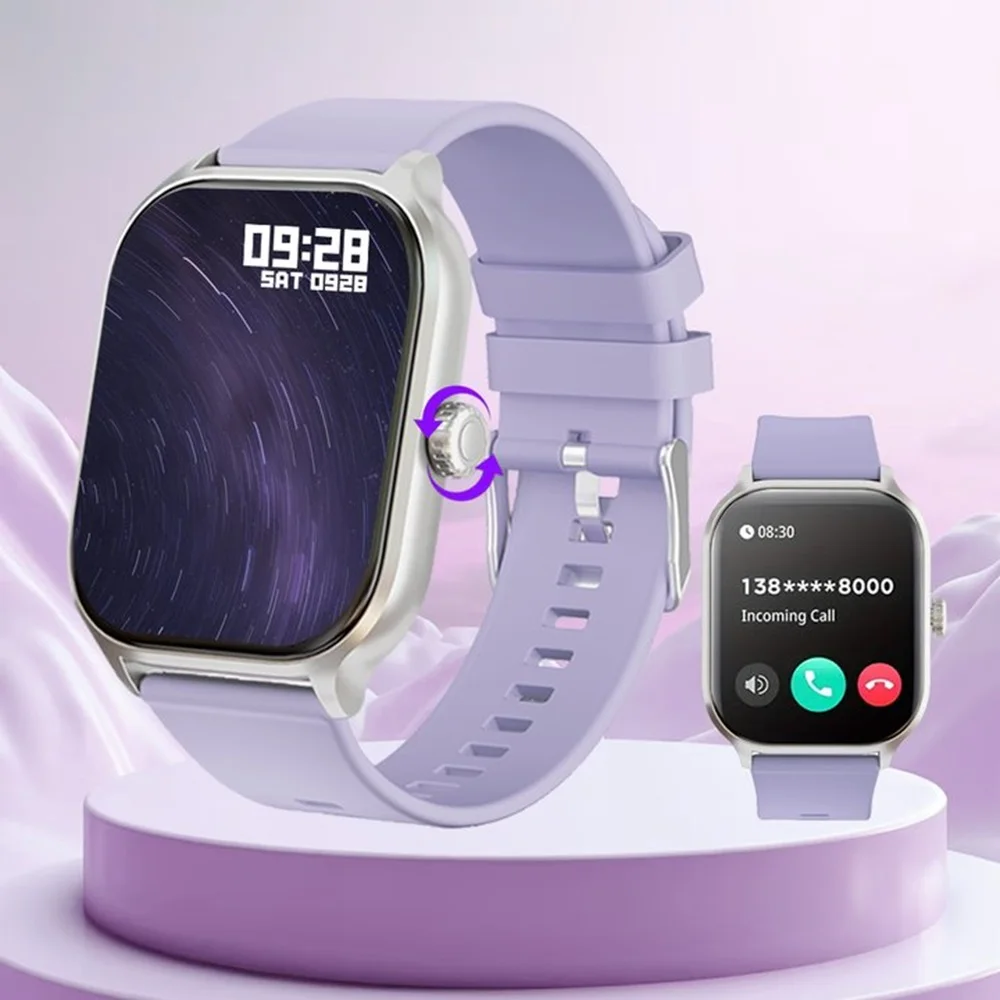

LAXASFIT 2025 Новые умные часы Bluetooth Вызов/набор номера Несколько спортивных режимов SMS-оповещение IP68 Водонепроницаемые спортивные умные часы