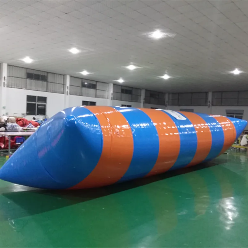 Frete grátis 6x2m água catapulta blob inflável jumping water blob jump water travesseiro inflável pulando saco de ar