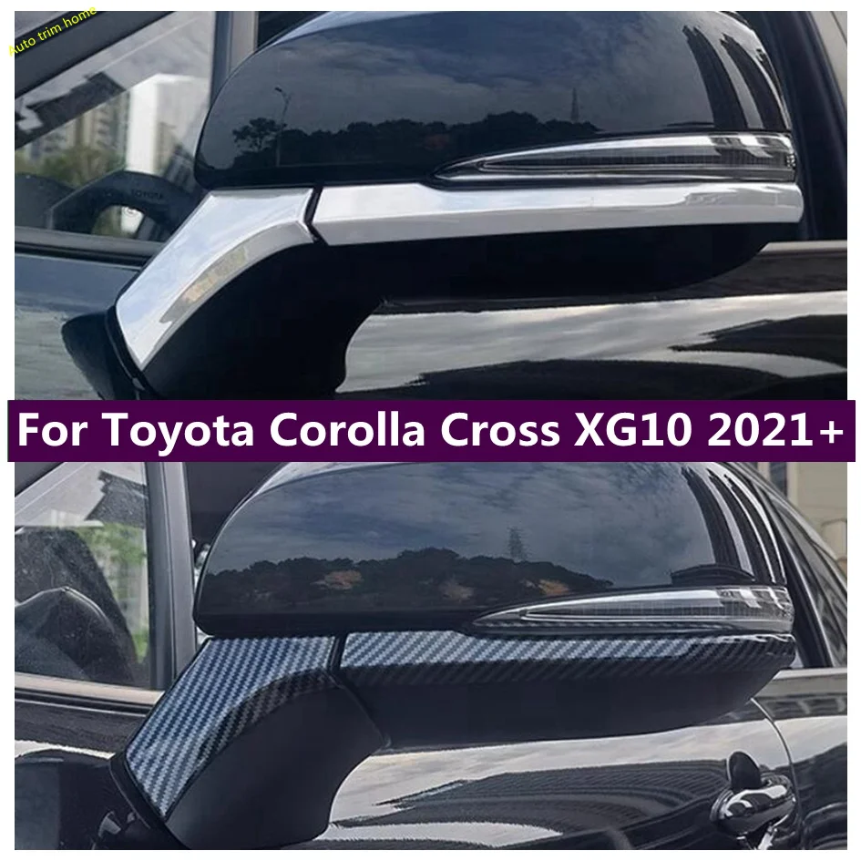 

ABS Outside Rearview Mirror Decoral Strips Cover Trim Stickers Car Accessories Fit For Toyota Corolla Cross XG10 2021 2022 2023