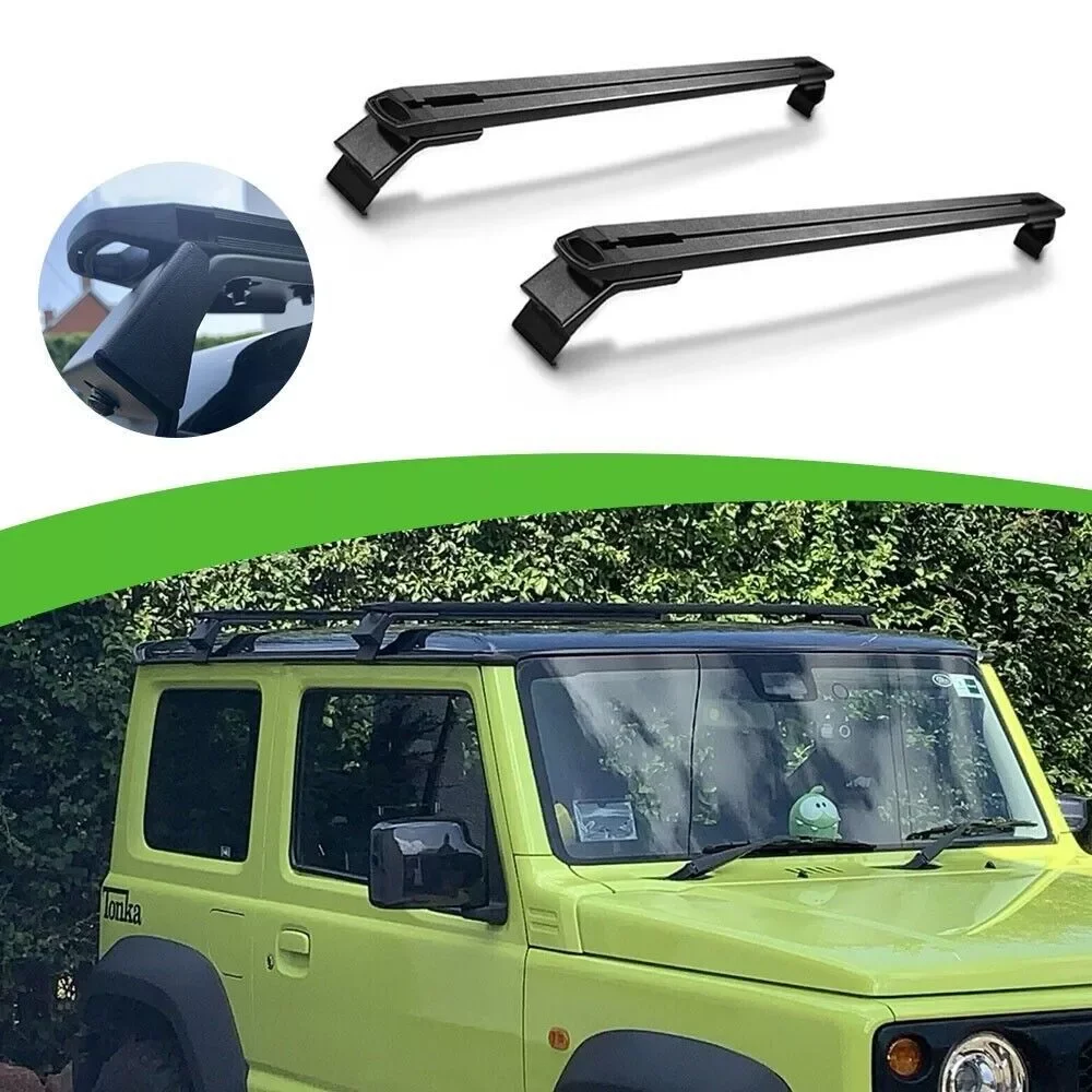 2Pcs Crossbar For SUZUKI JIMNY 2019-2024 Roof Rail Rack Cargo Cross Bars Holder