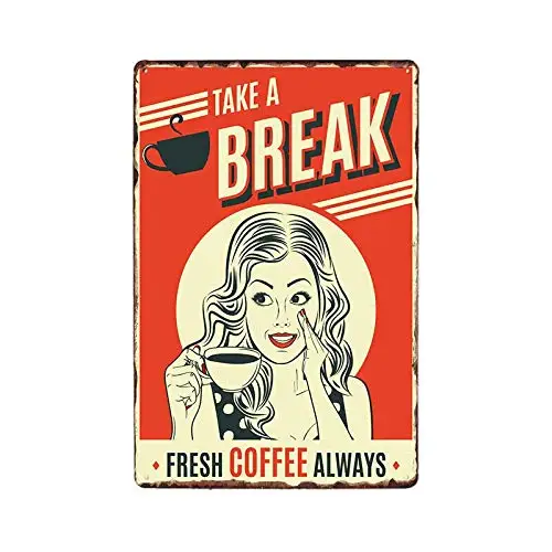 

Coffee Latte Macchiato Theme Metal Retro Vintage Cafe Bar Pub Wall Plaque Plate Home Decor 8x12 Inch Metal Tin Sign aasd-55