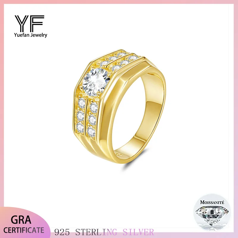 hiphop-rings-man-d-vvs1-round-moissanite-sterling-silver-925-jewelry-18k-gold-plated-ring-customization-anniversary-party-gift