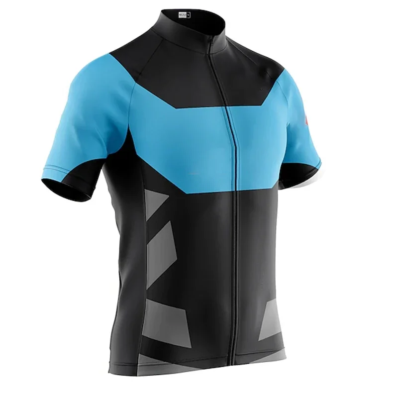 New Men's Cycling Short Sleeve Cycling Jersey Bike Clothing Shirts MTB Bicycle Best Quality Slim Top Riding Apparel Quick-drying