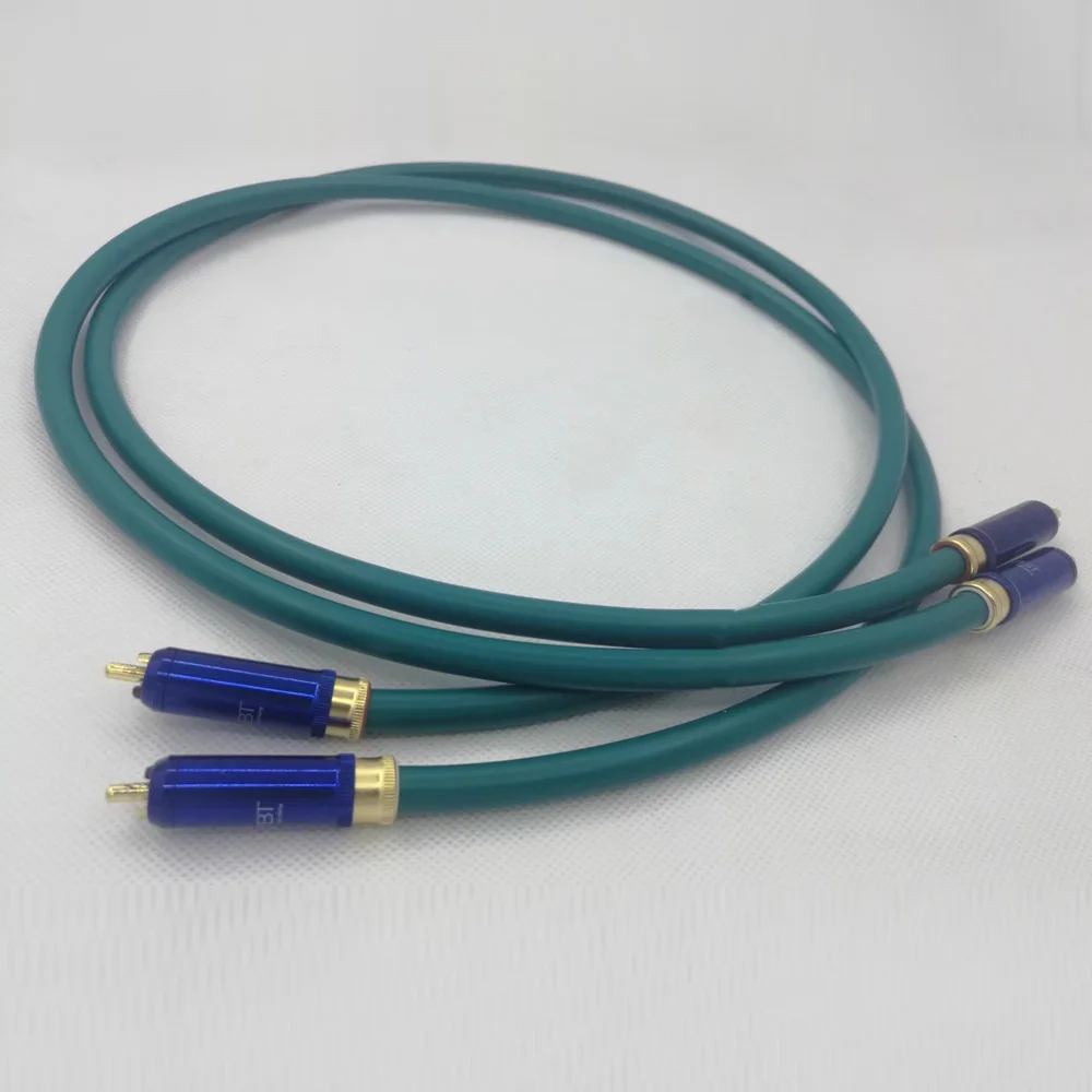 

Symphonic Line Reference HD Interconnect Cable Audio RCA Cable with Gold Plating WBT-0110Cu Connection Plugs