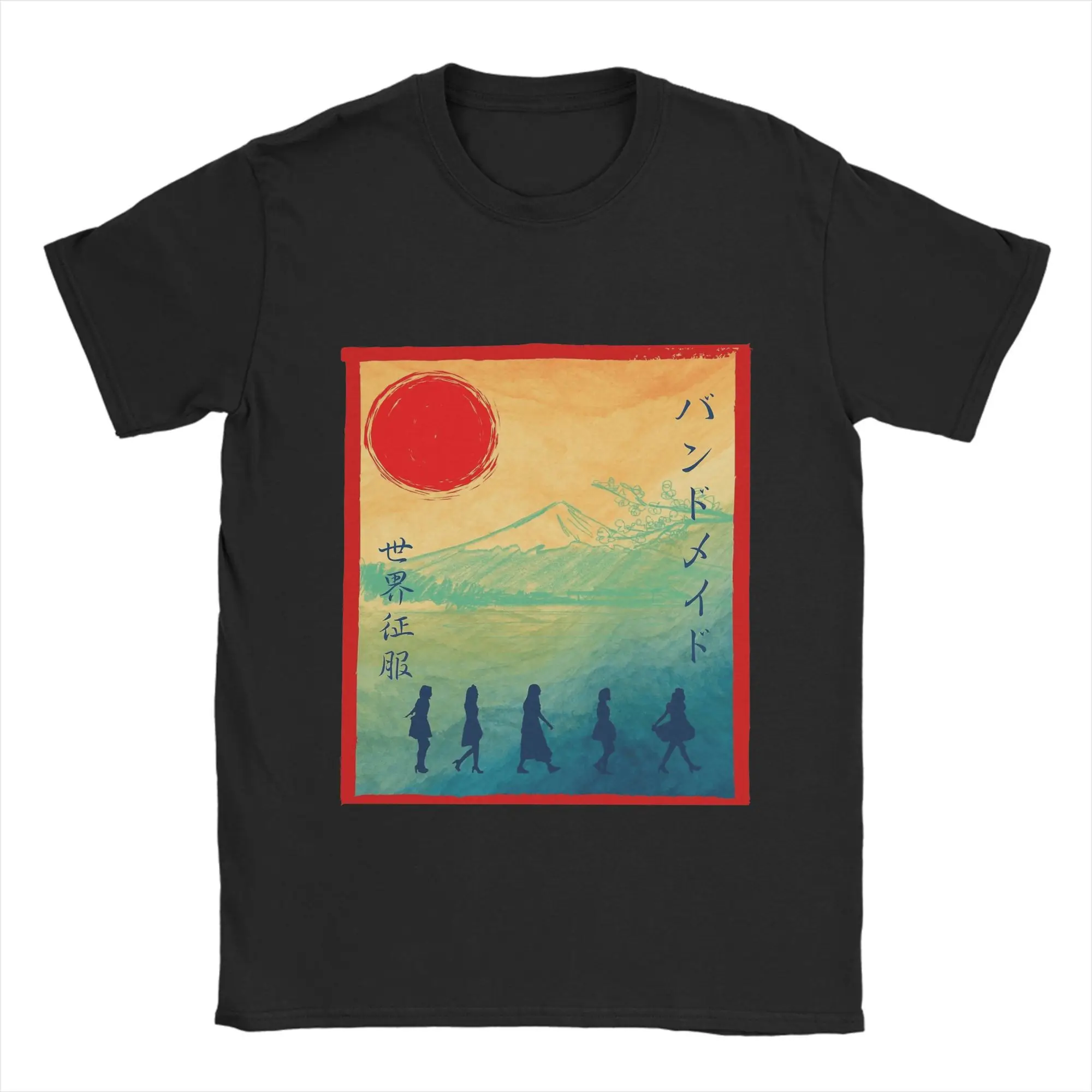 الفرقة خادمة الفرقة تي شيرت الرجال القطن الخالص عادية تي شيرت الياقة المستديرة تي شيرت ملابس قصيرة الأكمام حجم كبير