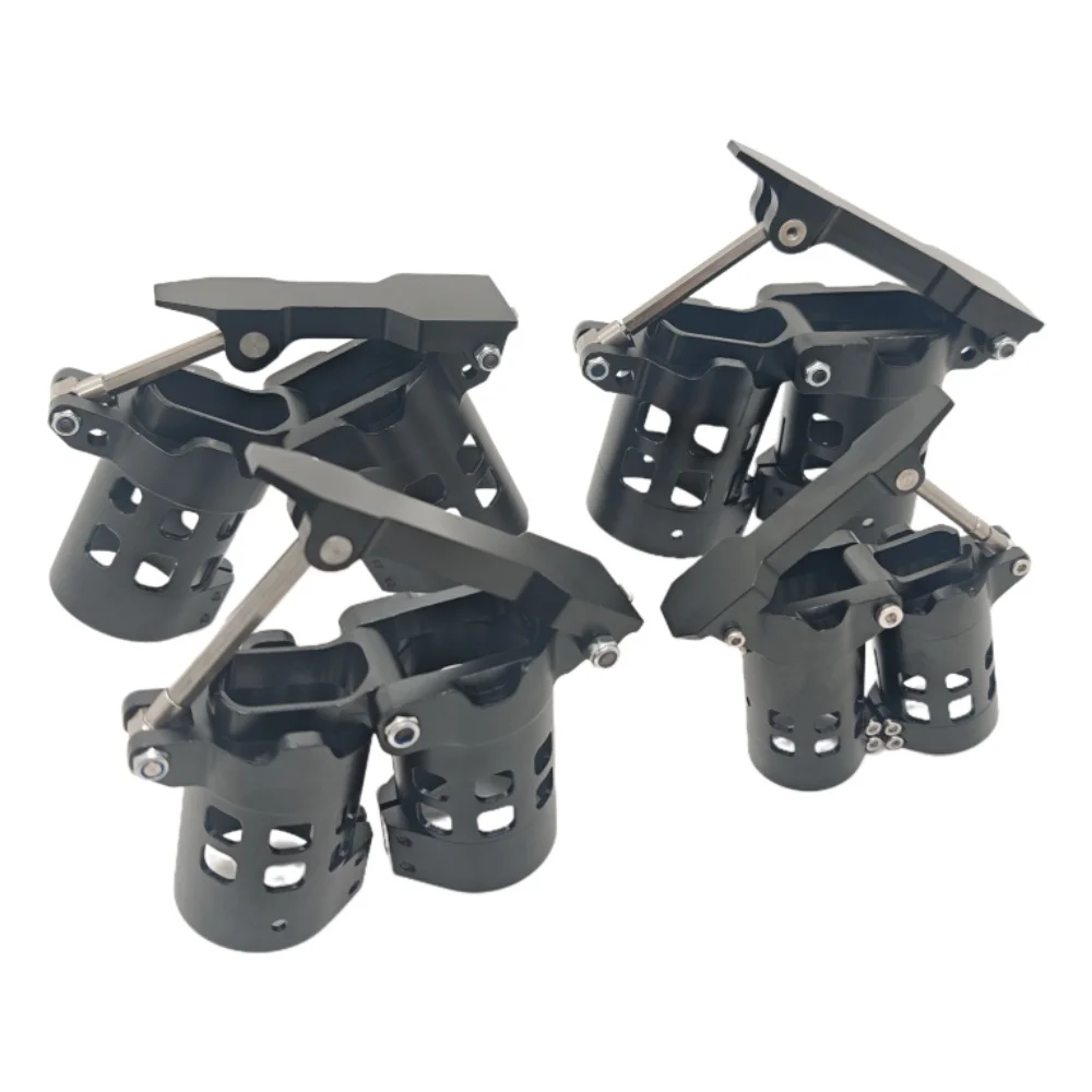 30/40/45/50mmHorizontal Folding Joint Parts Thicken Carbon Tube Arm Fixing Clip Connector for RC Plant AG Agricultural Drone