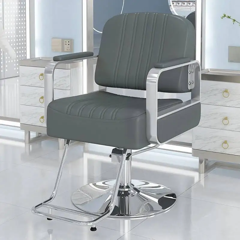 

Lifter Barber Cylinder Stylist Classic Chair Protector Adjustable Barber Chair Swivel Hairstylist Cadeira Salon Furniture