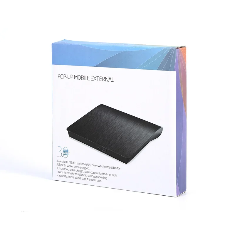 Portable USB 3.0 DVD-ROM Optical Drive External Slim CD ROM Disk Reader Desktop PC Laptop Tablet Promotion DVD Player