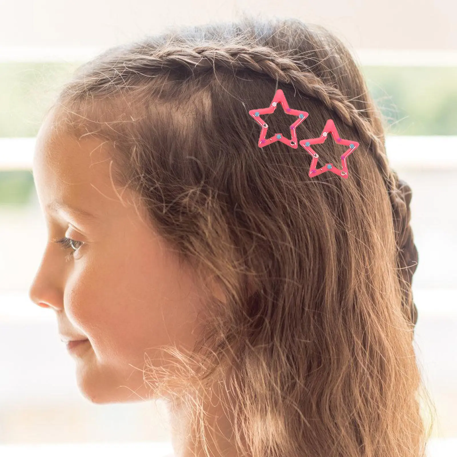 

35Pcs Star Hair Clips for Small Lightweight Metal Snap Clips Cute Kawaii Hair Accessories for Little Daily