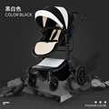 Black white PU hood