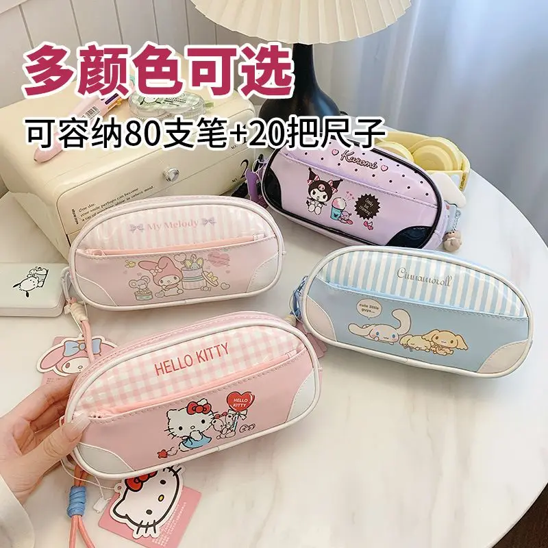 

Kitty Cat Kawaii Cartoon Pencil Case Large Capacity Student Stationery Pencil Bag Portable Cute Kids Gifts