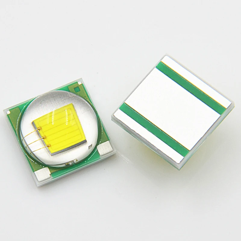 50pcs a Lot 5W Full Power T6 5050 LED Lamp Bead 65mil Flashlight light LED diode Chip light Cold White Red Blue Green