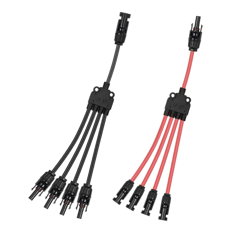 

30A 1000V Y Type Solar Branch Connector For Multiple Panel Wiring Enduring