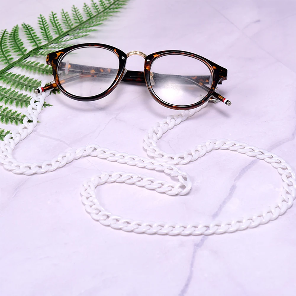Eyewear Accessories Sunglasses Acrylic Leopard Anti Slip Mask Chain Eyeglasses Rope Neck Strap Glasses Chain