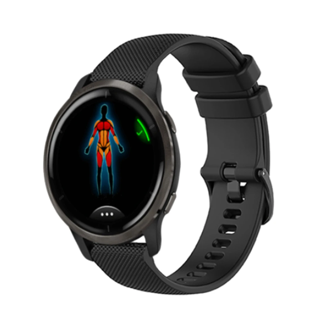 Ремешок для смарт-часов для Garmin CAME SQ 2s 3s 2 Plus/Forerunner 255s 265 55 255 245 Vivoactive 3 4 4s 5, силиконовый браслет
