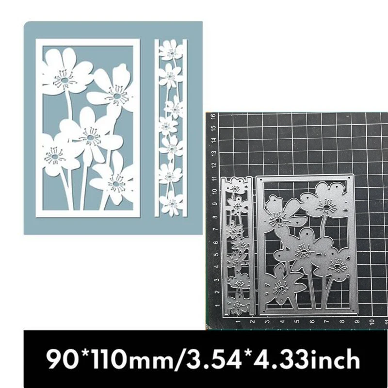 

Flower frame metal cutting dies cut die mold Scrapbook paper craft knife mould blade punch Embossing stencils