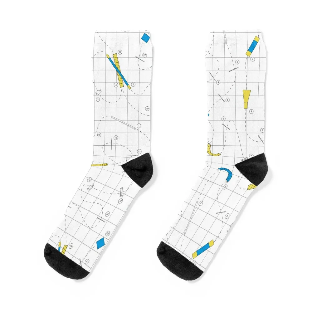 

Dog Agility Course Map - Dog Sports Competition Agility Dog Bandana Agility Socks cool winter Man Socks Women's