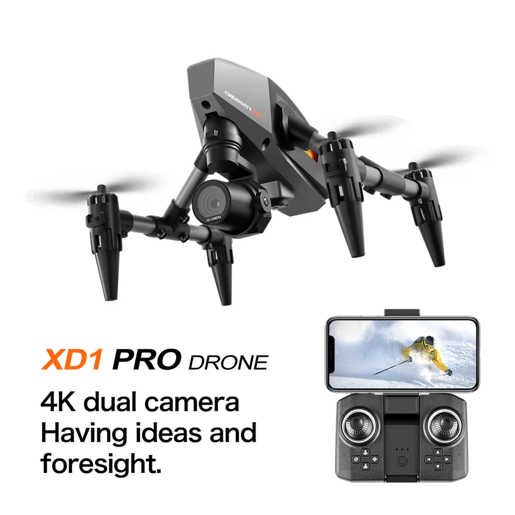 XD1Pro Drone 4K Professional 8K Dual Camera 2.4G WIFI Gesture Sensing with Dron RC Quadrocopter RC Helicopter Remote Control Toy