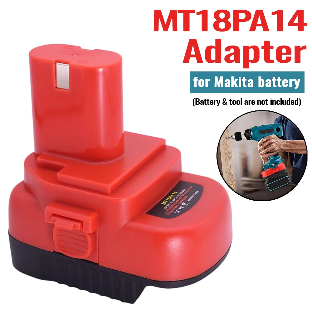 

Converter for Makita 18V to 14.4v Battery Adapter for Makita 18V Li-ion Battery to for Makita 12V 14.4V NI-MH Power tool Drill