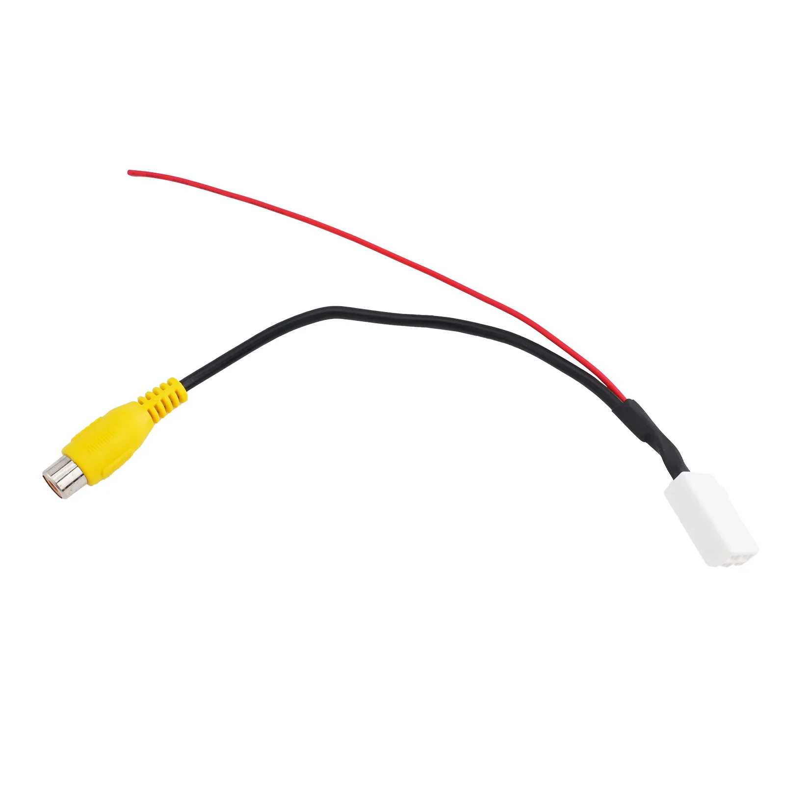 4 Pin Car Cable Adapter Car Male Connector Radio Back Up Reverse Camera  For RCA Input  Adapter Automobile Accessory