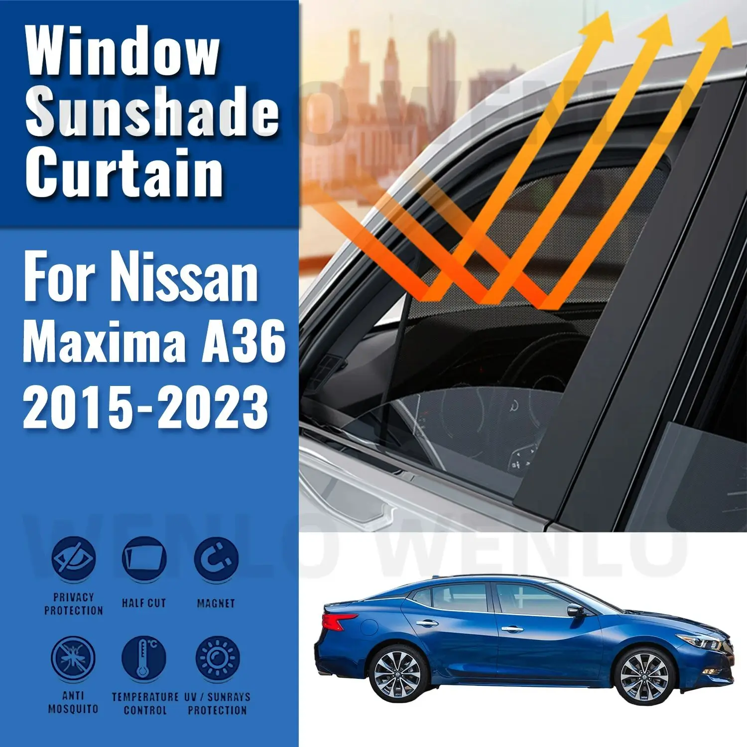 pare-soleil-magnetique-pour-nissan-maxima-a36-2015-2021-2022-2023-protection-solaire-pour-pare-brise-avant-rideau-pour-vitres-laterales-arriere-visiere-solaire