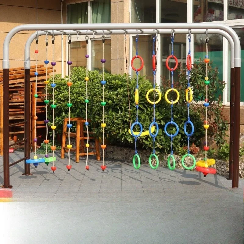 

Kindergarten outdoor activities, physical swing frame, climbing frame, physical fitness training equipment, children's su