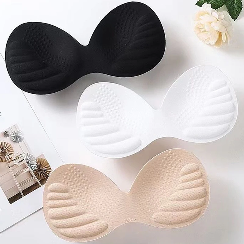 

Latex Bikini Bra Pad Women Chest Push Up Insert Foam Pads Removeable Invisible Swimwear Inserts Cups Breast Padding Intimates