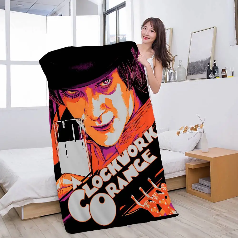 Classic A-A C-Clockwork O-Orange Movie Big Microfiber Beach Towels Quick Dry Towel Sand Beach Towels Pool Towel for Travel Swim